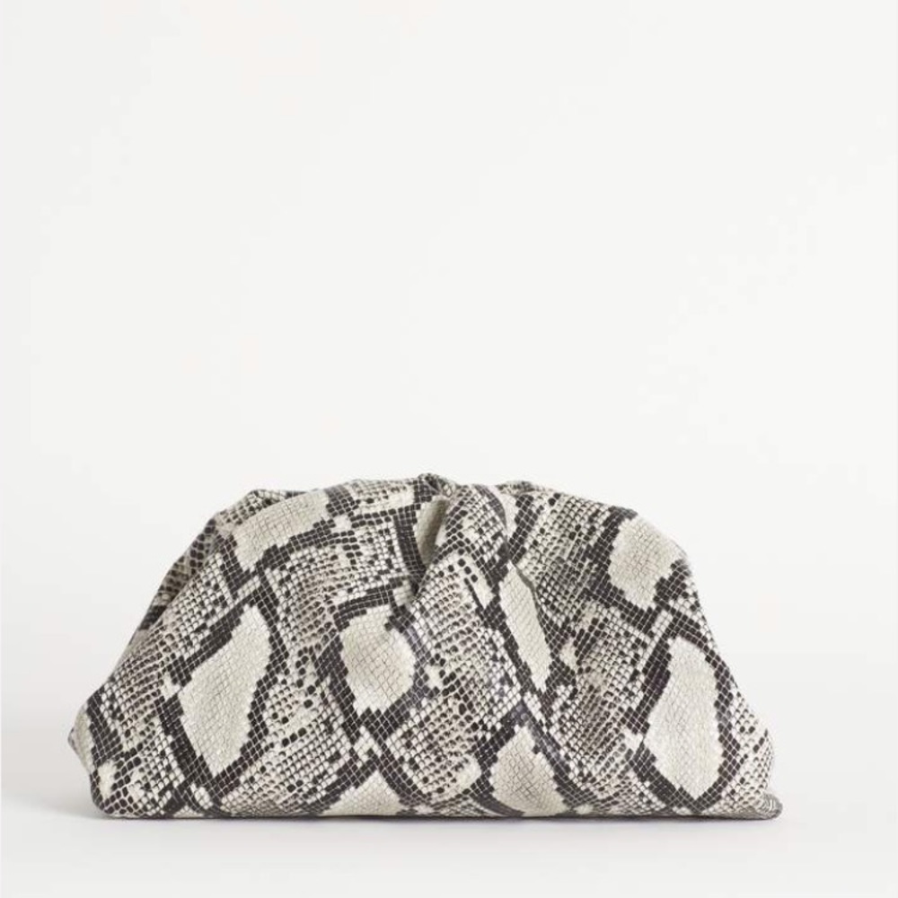 Genuine leather clutch